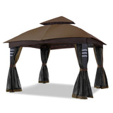 CoastShade 10x12 Outdoor Garden Gazebo Mesh Giveaway for Shade and Rain in Yards, Lawn Backyards