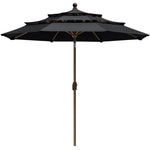 Coastshade Sunbrella  9ft 3 Tiers Patio Market Umbrella with Ventilation