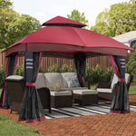 CoastShade 10x12 Outdoor Garden Gazebo Mesh Giveaway for Shade and Rain in Yards, Lawn Backyards