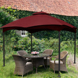 Patio 10'x12' Replacement Canopy Roof For Lowe's Allen Roth 10'X12' Double Top Gazebo #GF-12S004B-1