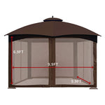 Replacement Canopy Mosquito Netting Sidewalls For 10'x12' Gazebo Canopy