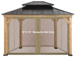 Replacement Canopy Mosquito Netting Sidewalls For 10'x12' Gazebo Canopy