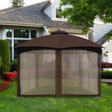 Replacement Canopy Mosquito Netting Sidewalls For 10'x12' Gazebo Canopy