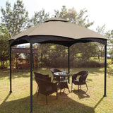 Patio 10'x12' Replacement Canopy Roof For Lowe's Allen Roth 10'X12' Double Top Gazebo #GF-12S004B-1