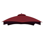 Patio 10'x12' Replacement Canopy Roof For Lowe's Allen Roth 10'X12' Double Top Gazebo #GF-12S004B-1