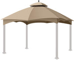 Patio 10'x12' Replacement Canopy Roof For Lowe's Allen Roth 10'X12' Double Top Gazebo #GF-12S004B-1