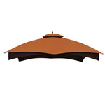 Patio 10'x12' Replacement Canopy Roof For Lowe's Allen Roth 10'X12' Double Top Gazebo #GF-12S004B-1